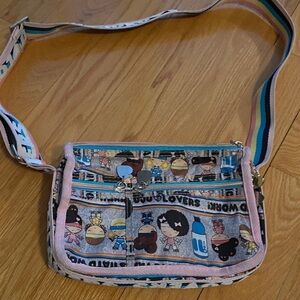 Harajuku Lovers Multicolor Cartoon Crossbody Bag